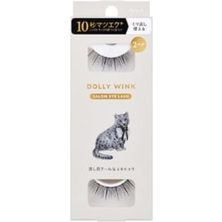 Koji - Dolly Wink Salon Eye Lash 22 Cool Sidelong Glance Snow Leopard - 2 pairs