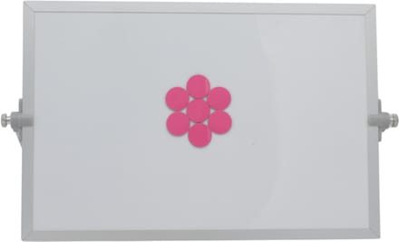 Sam Creative Whiteboard Magneten - Magnetisch Symbool - Cirkel - 2 cm - Roze - 25 stuks - Whiteboard