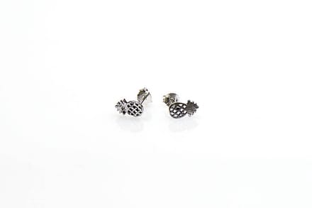 Karma Oorbellen Pineapple Zilver