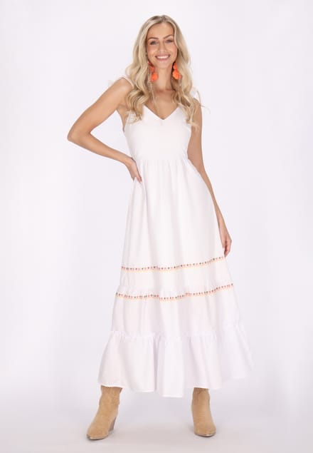 IZIA Jurk Dames wolwit