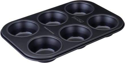Muffinvorm 6 holtes 28 x 19 cm Zenker Perfect Black +