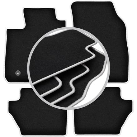 CARLUX-SILVER automatten voor: Ford EcoSport MK2 FL crossover (2017-)