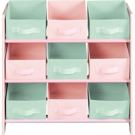 LIVARNO Kinder opbergkast met textiele boxen (Roze)