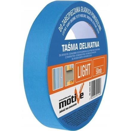 Motive Washi Delicate Schilder Tape 48mm x 50m - Blauw