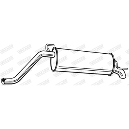 Geluiddemper achter WALKER 23670