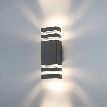 Waterdichte Led-buitenwandlamp met Up&Down verlichting voor binnen en buiten