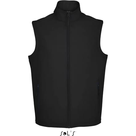 SOL'S Men´s Race Bodywarmer Softshell L02887 - Black - M