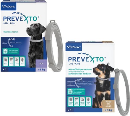 Virbac PreveXto Halsband hond > 8 kg - 1 stuk