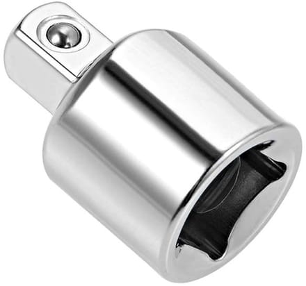 Dailygoods - 3/8 Inch (F) naar 1/4 Inch (M) Socket Adapter met Kogelsluiter