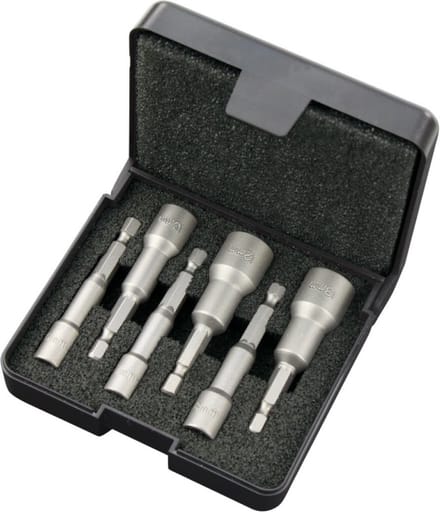 Felo Dopsleutelbitset Magnetisch 6-delig