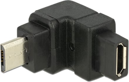 DeLOCK USB2.0Micro-B/USB2.0Micro-B Zwart