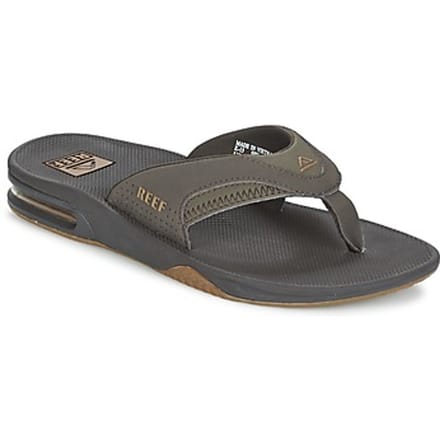 Reef Fanningbrown/Gum Heren Slippers - Zwart/Bruin - Maat 40
