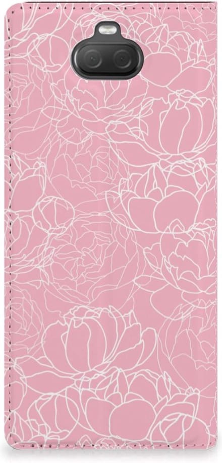 Sony Xperia 10 Plus Smart Cover White Flowers