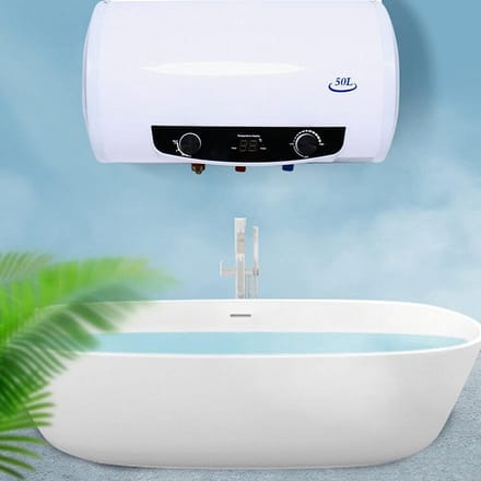 Elektrische Boiler Horizontaal (50L tot 120L) met Handdouche - Instelbare Temperatuur 30-75°C