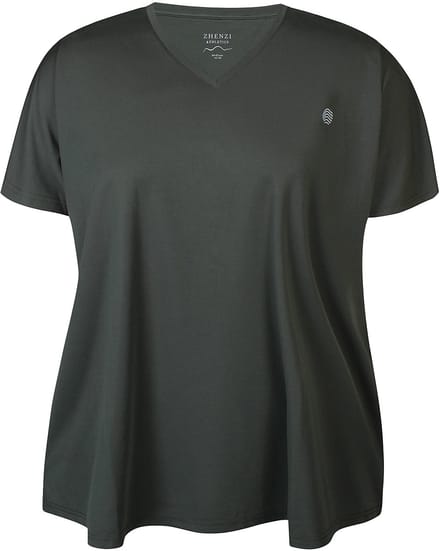 Zhenzi -Annie 1222-T-Shirt S/S Deep Forest maat L=50/52