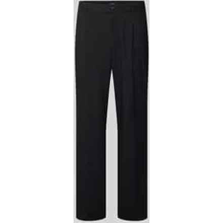 straight fit broek met viscose