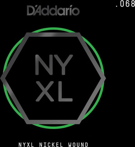 D'Addario NYNW068 Single String Nickel Wound - Enkele snaar voor gitaar