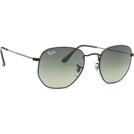 Ray Ban - Hexagonal - Black - Grijs Degrade - Gradient van donker naar licht in maat 54