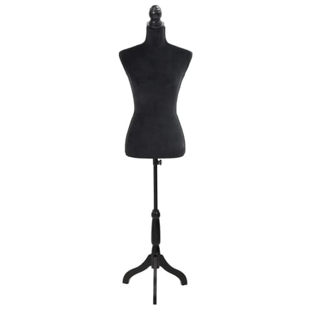 vidaXL - Etalagepop - torso - vrouw - zwart