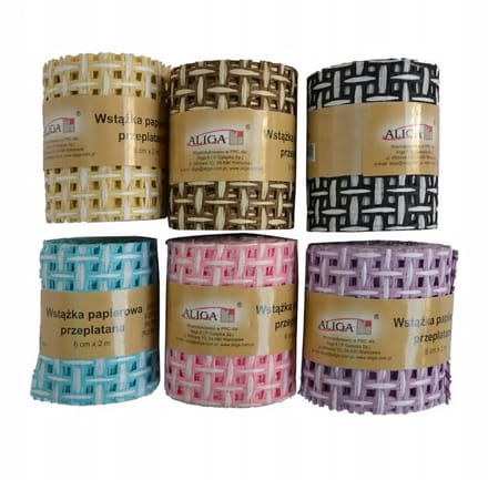 Papieren Lint Decoratief 6cm x 2m - Diverse Toepassingen