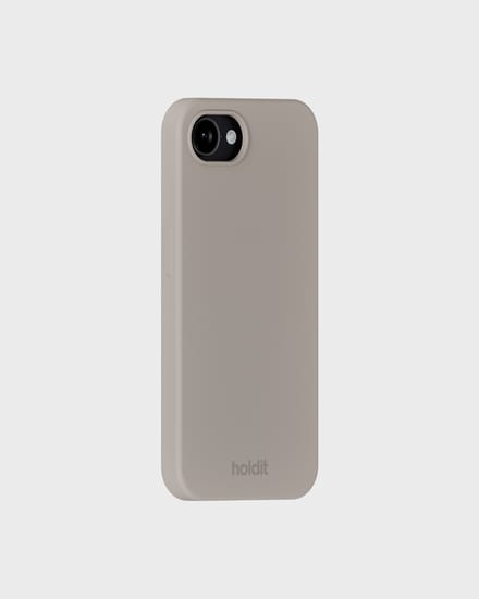 Holdit Silicone Case geschikt voor Apple iPhone 17e / 16e - Taupe