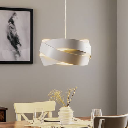 Domiluce Hanglamp Tornado Ø 40 cm wit