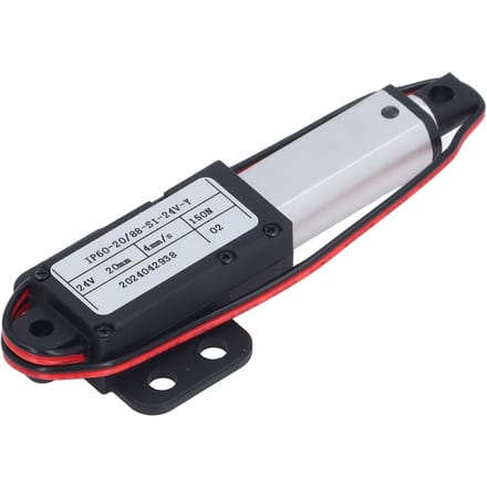 Micro actionneur linéaire électrique Course 20 mm Vitesse 4 mm/s Poussée 150 N Mini linéaire rétractable automatiquement
