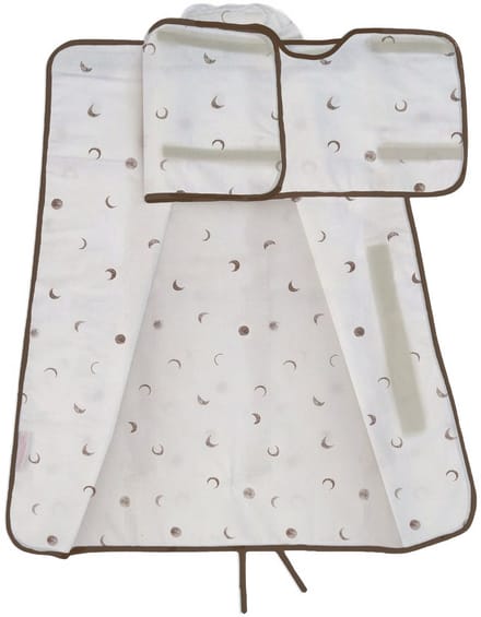 Pacco Plus Large Afbouwdoek - vanaf 6 kg - wit met maan