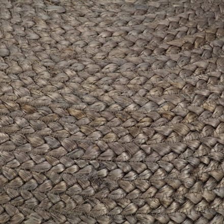 vidaXL - Poef - handgemaakt - 45x30 - cm - jute - lichtgrijs