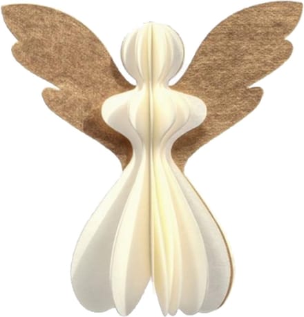 Handgemaakt papieren Engel - 17,5 cm