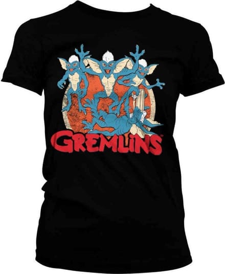Gremlins Dames Tshirt -XL- Group Zwart