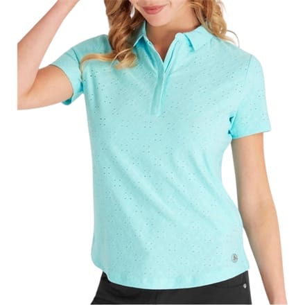 Calvin Klein Dames/Dames Golf Poloshirt (Aqua)