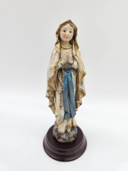 Lourdes - beeld 12,5 cm - materiaal polystone - religieus beeld