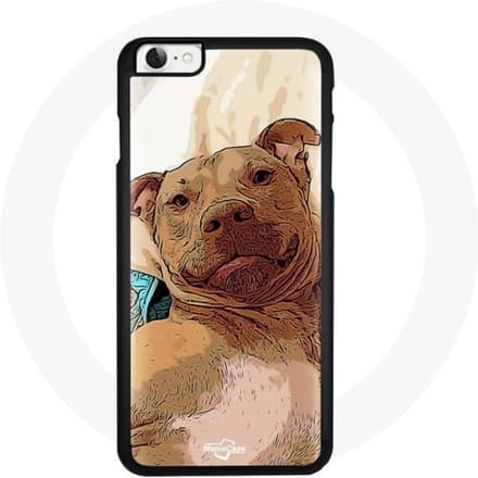 Coque iphone 7 Chien Pitbull
