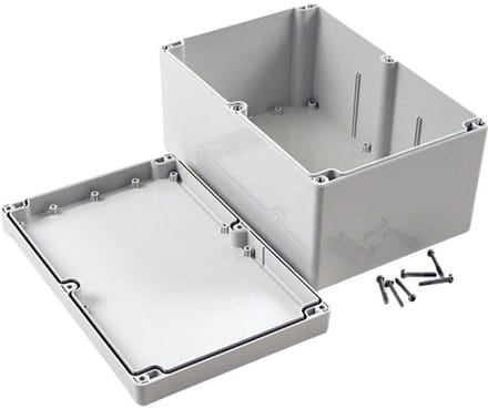 Hammond Electronics 1555VBGY Universele behuizing 240 x 160 x 120 ABS Grijs 1 stuk(s)
