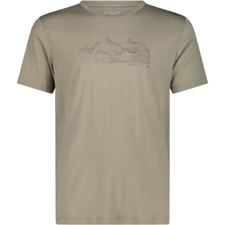 Rondehals T-shirt van merinowol CMP