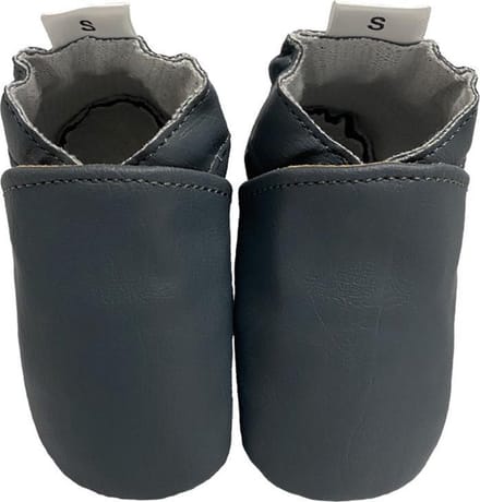 BabySteps babyslofjes Vegan Stone Grey maat 16/17