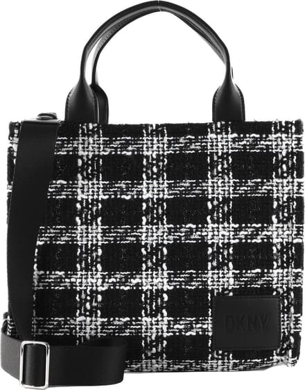 DKNY Handtas Schoudertas Hadlee MD Tote Black / White Zwart