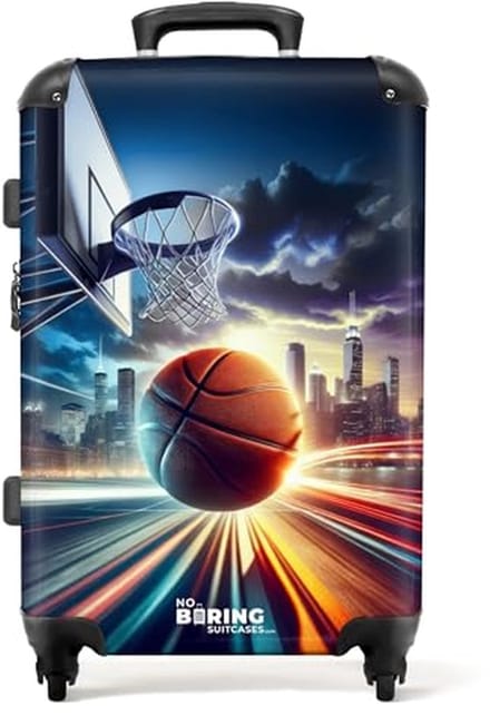 Kindersuitcases met unieke prints - Basketball thema