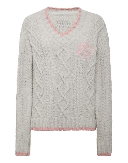 Pullover V-Hals Ls
