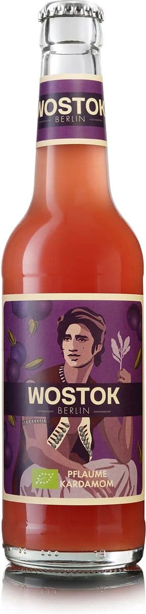 Wostok | Pruim Kardemom | Bio | Fles | 12 stuks | 33cl