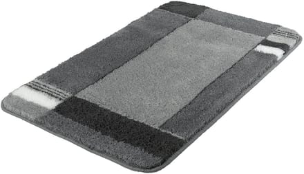 Rechthoekige badmat - grafisch design - 1 stuk - 100% polyacryl