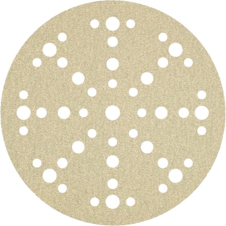 Ivana Schuurschijf Klittenband Rond Multi-Gats Korrel 320 Ã˜150mm - 10 Stuks