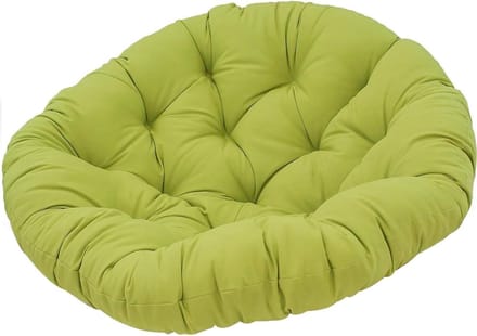 Tuinkussen Rond - Zitkussen Vervanging - Buiten Ontspannen - Waterdicht Polyester - 40 x 40 cm - Groen