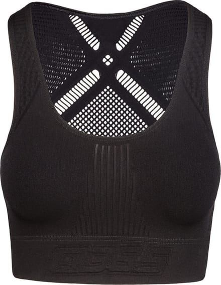 Q36.5 Naadloze Sport-BH - Zwart - M-L