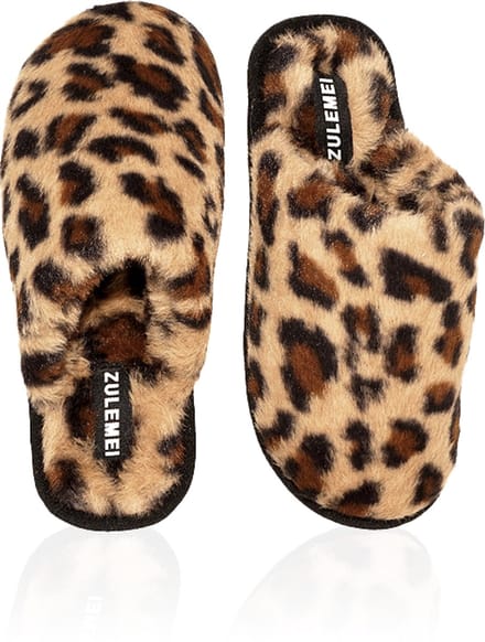 Fluffy Pantoffels Dames - Warme Antislip Slippers - Maat 38/39