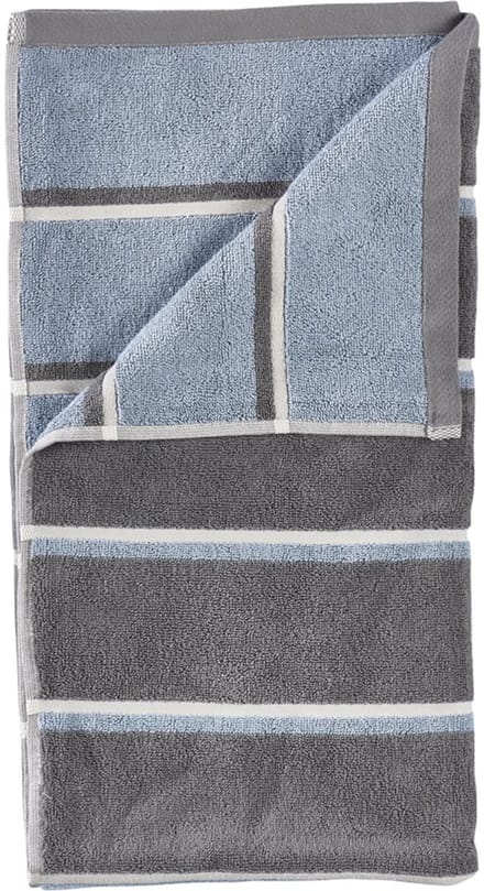 Zone Denmark Sauna Badhanddoek 140 x 70 cm Grey/Blue Fog/Soft Grey