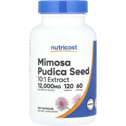 Nutricost, mimosa zaad, 12.000 mg, 120 capsules (6.000 mg per capsule)
