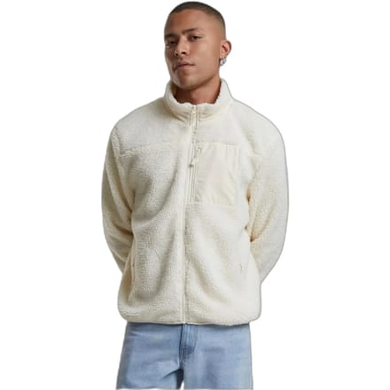 Urban Classics - Teddy With Stand Up Collar Jacket - XL - Beige