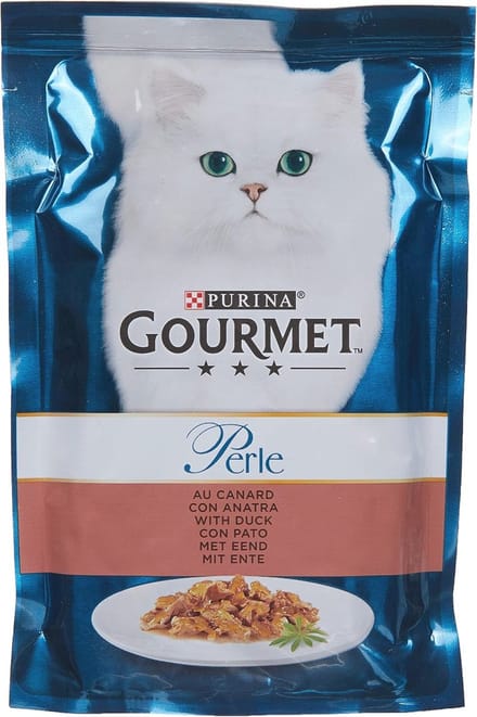 Mini Filets in Saus Kattenvoer met Forel, Kalkoen, Eend en Wild - 96x85g